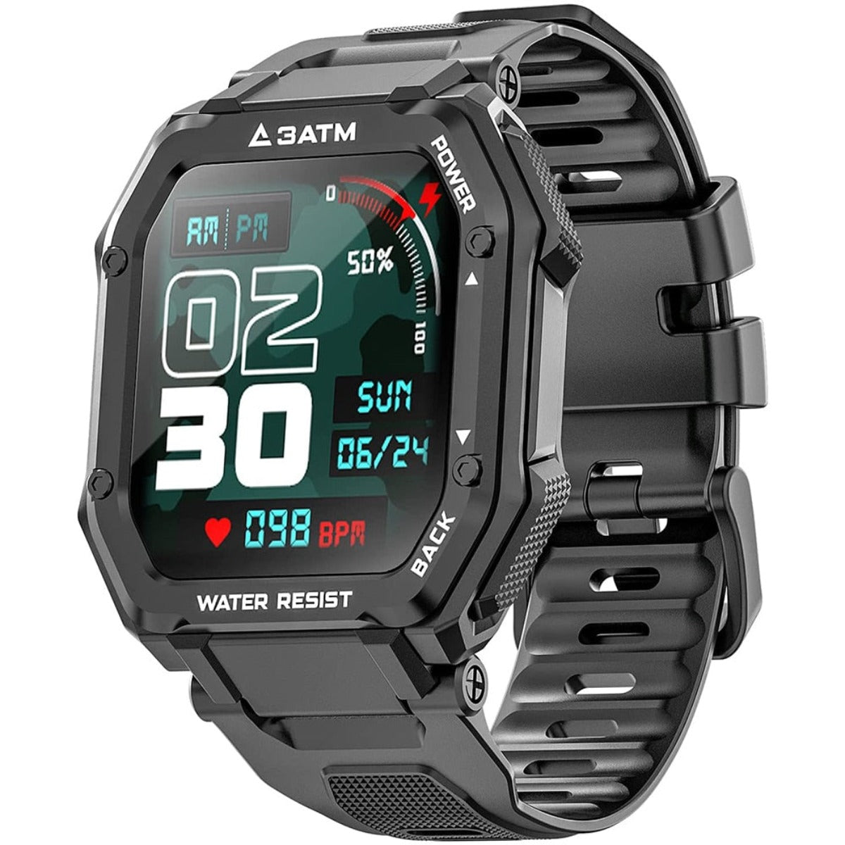 Waterproof IP68 Men Women Fitness Tracker Blood Pressure Monitor Smart Watch - Afro Fashion Hive