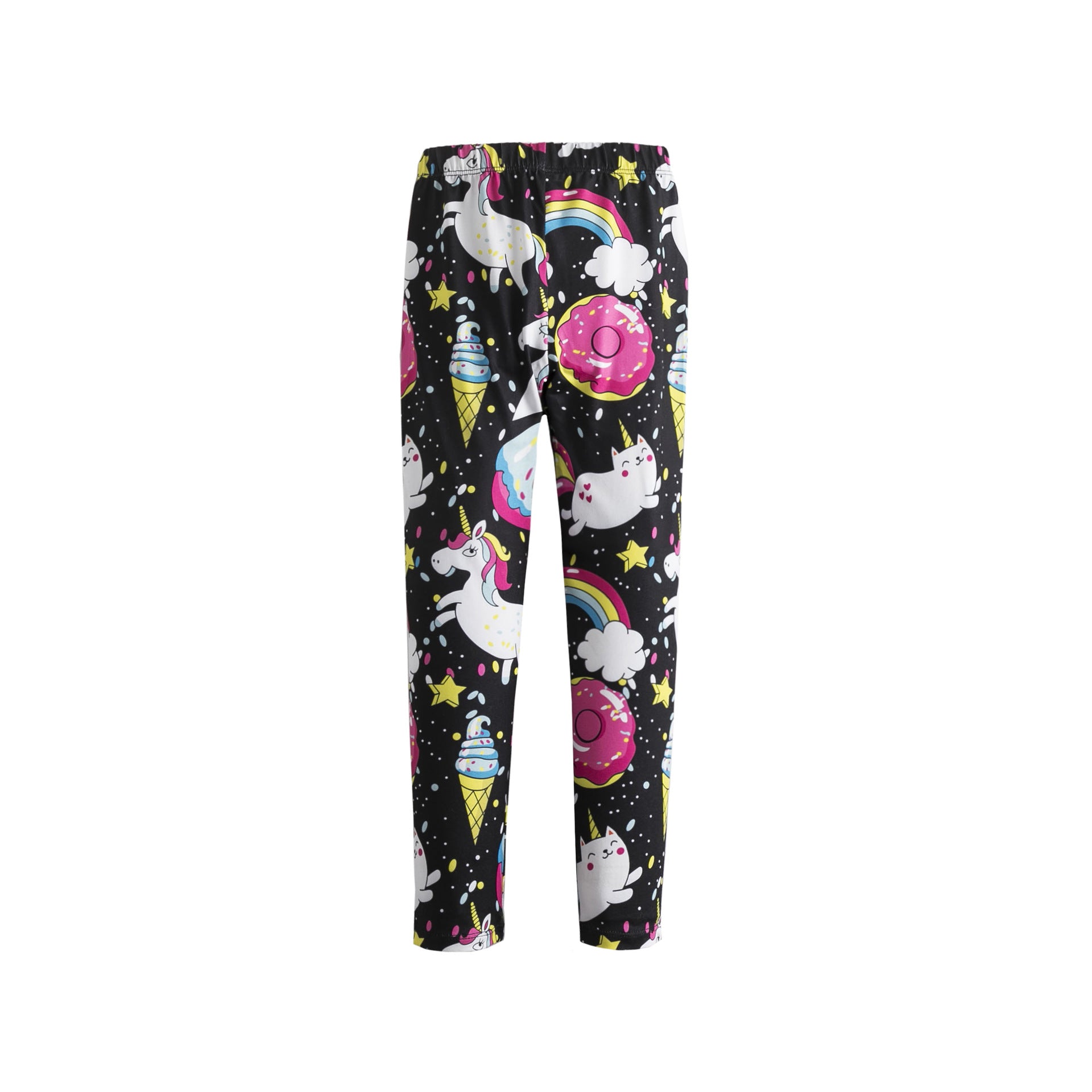 Girls Spring And Summer Casual Printing Cartoon Anime Leggings - Afro Fashion Hive