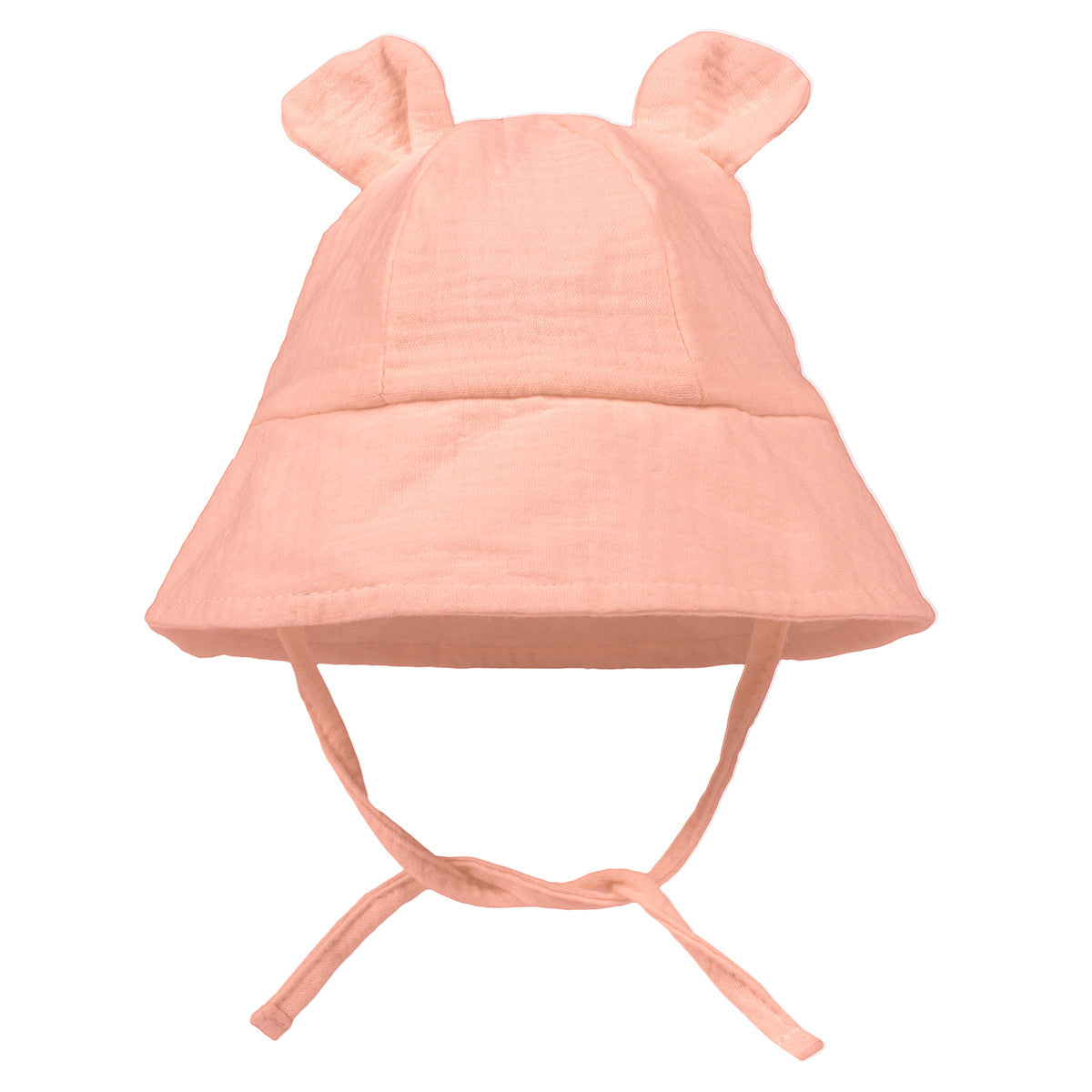 Double Gauze Cotton Children's Super Cute Rabbit Ears Baby Basin Hat - Afro Fashion Hive