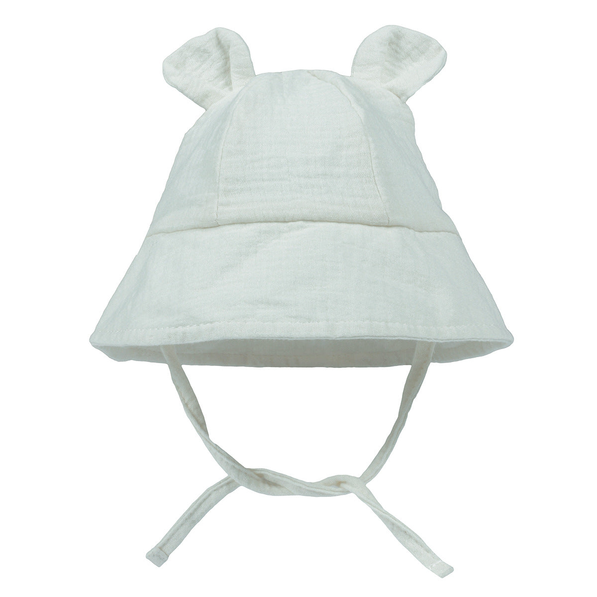 Double Gauze Cotton Children's Super Cute Rabbit Ears Baby Basin Hat - Afro Fashion Hive