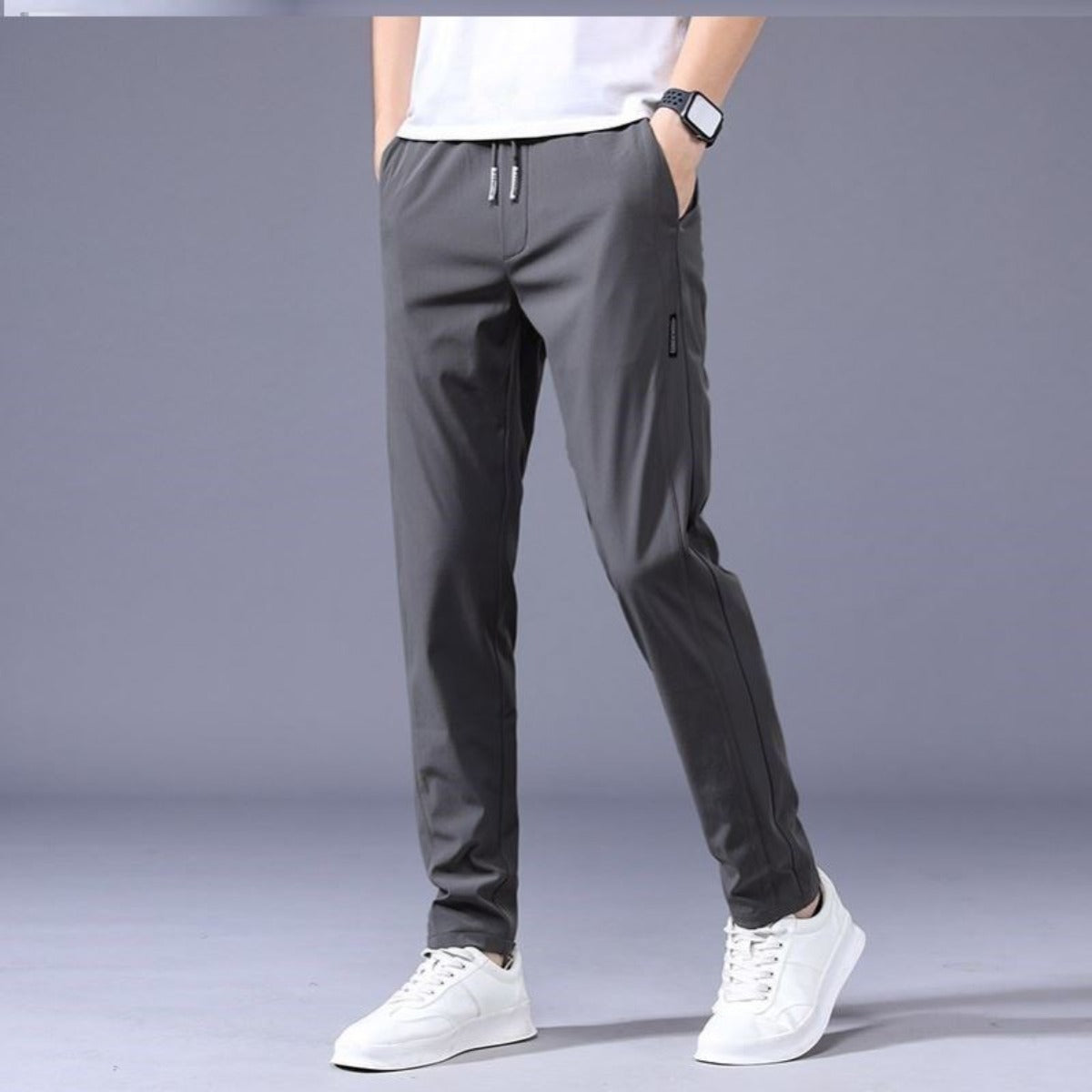 Men's Summer Thin Casual Korean Version Trend Loose Straight Sports Pants