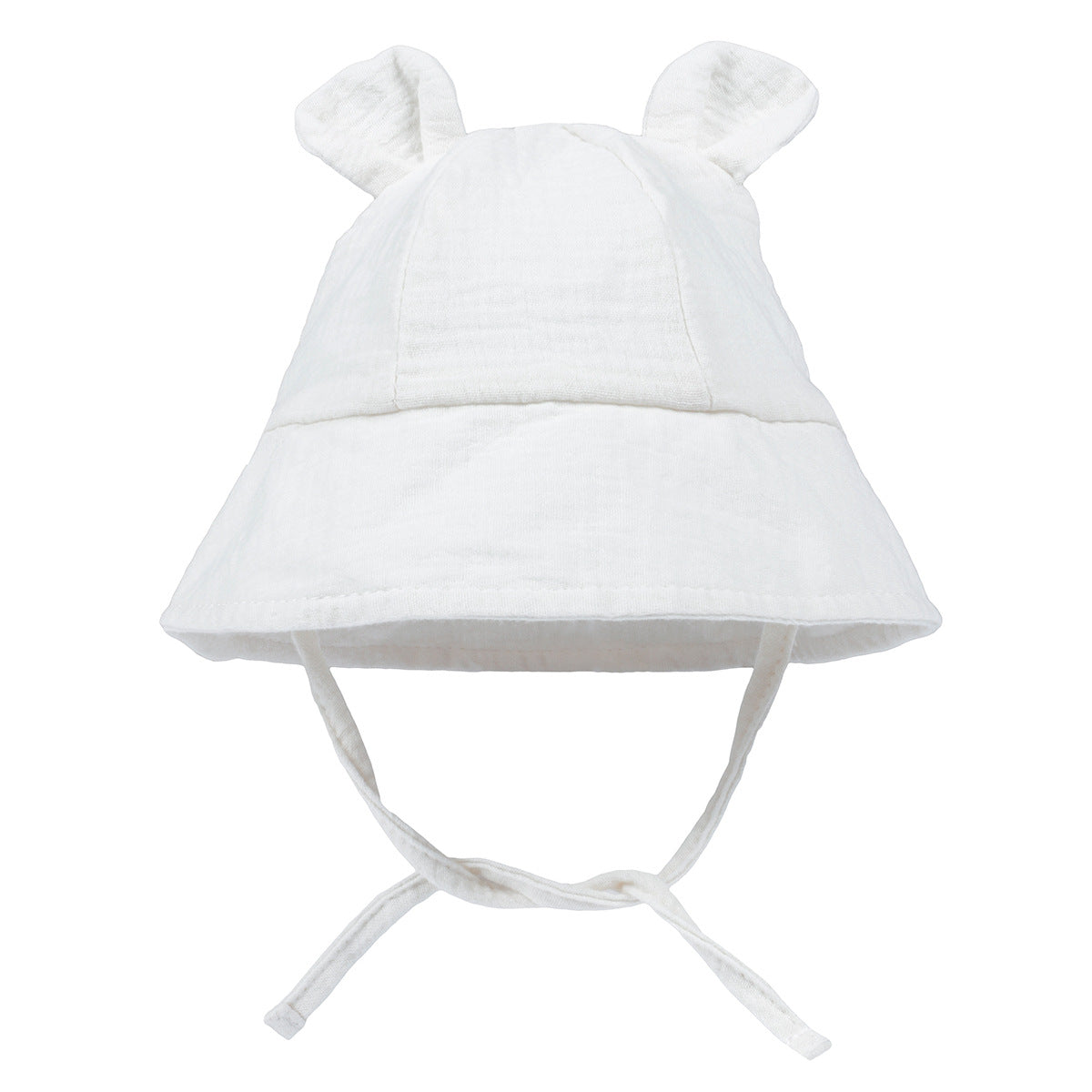 Double Gauze Cotton Children's Super Cute Rabbit Ears Baby Basin Hat - Afro Fashion Hive