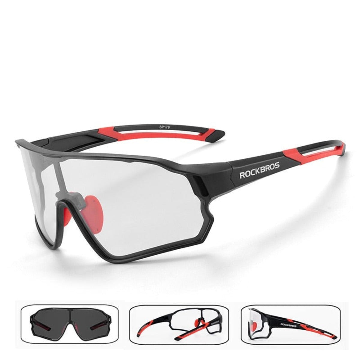 Anti Glare Lightweight Hiking Photochromic Bicycle Bike UV 400 Sports Sunglasses - Afro Fashion Hive